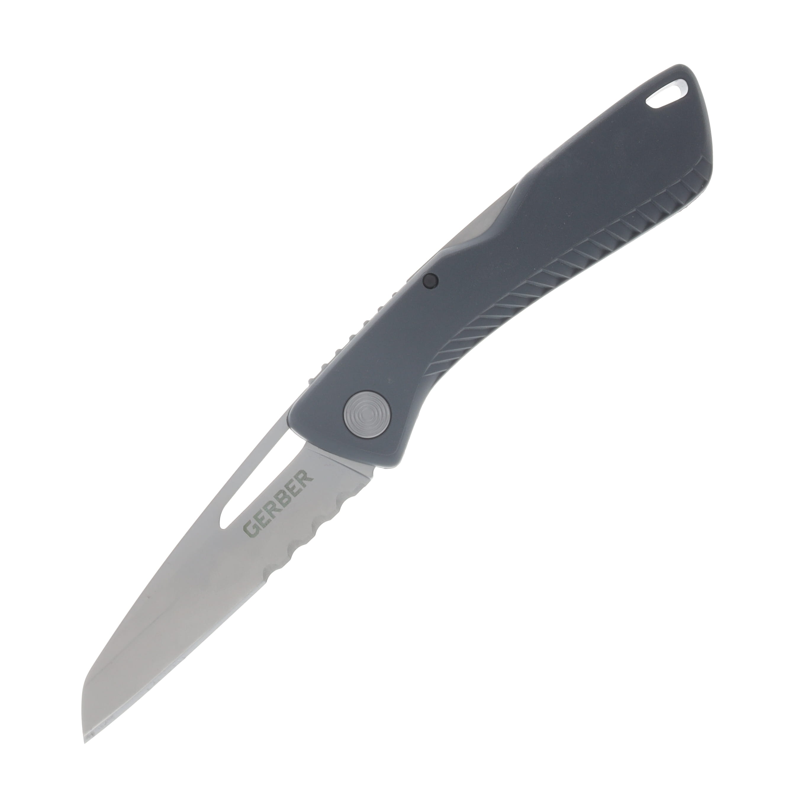 Gerber Skarkbelly Lockback Folding Knife (Partially Serrated, Gray) G3216 View 1