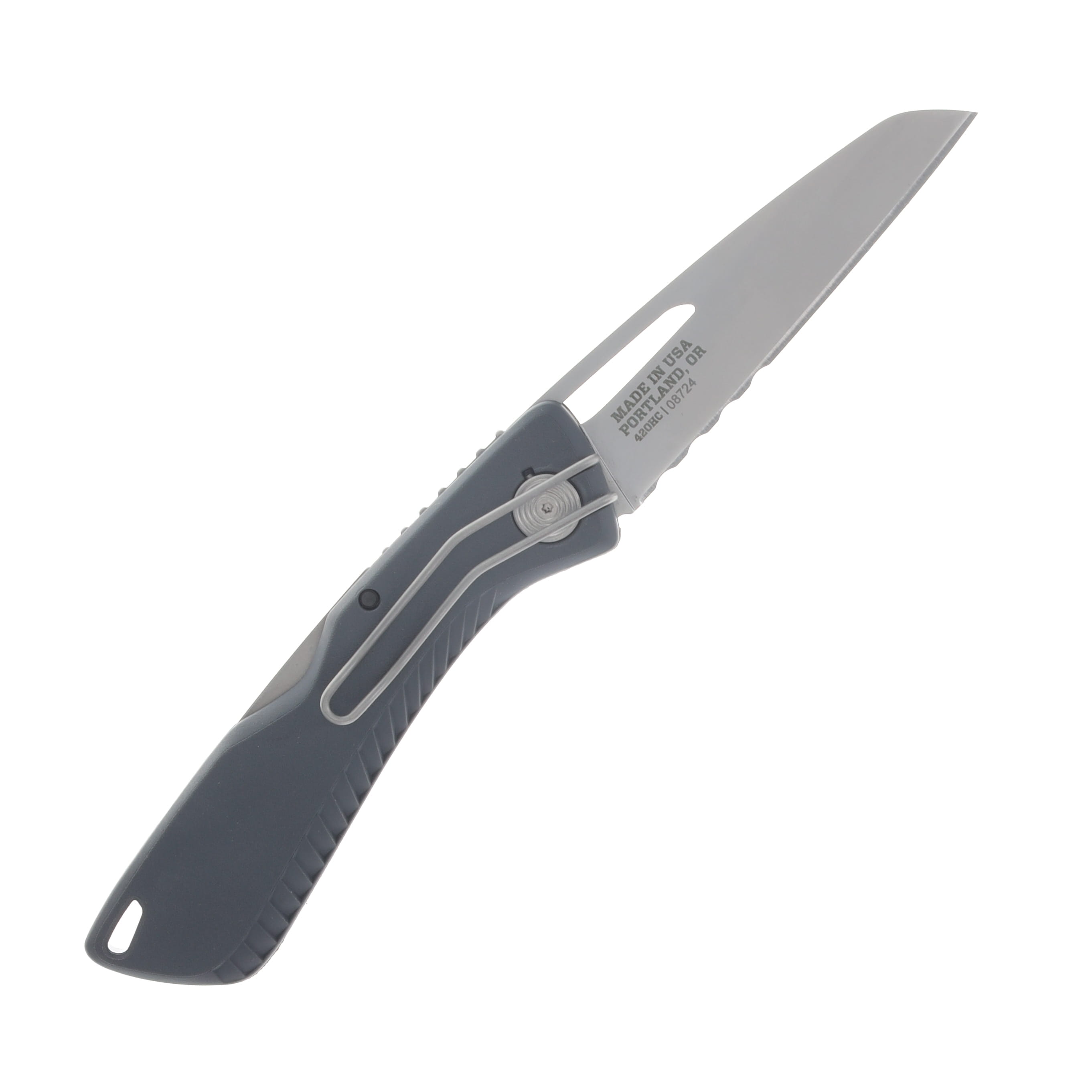 Gerber Skarkbelly Lockback Folding Knife (Partially Serrated, Gray) G3216 View 2