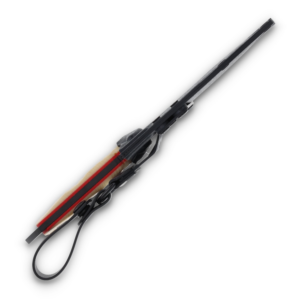 Fobos Alaris 3V Fixed Blade Ivory/Red 5" Black FOB043 View 8