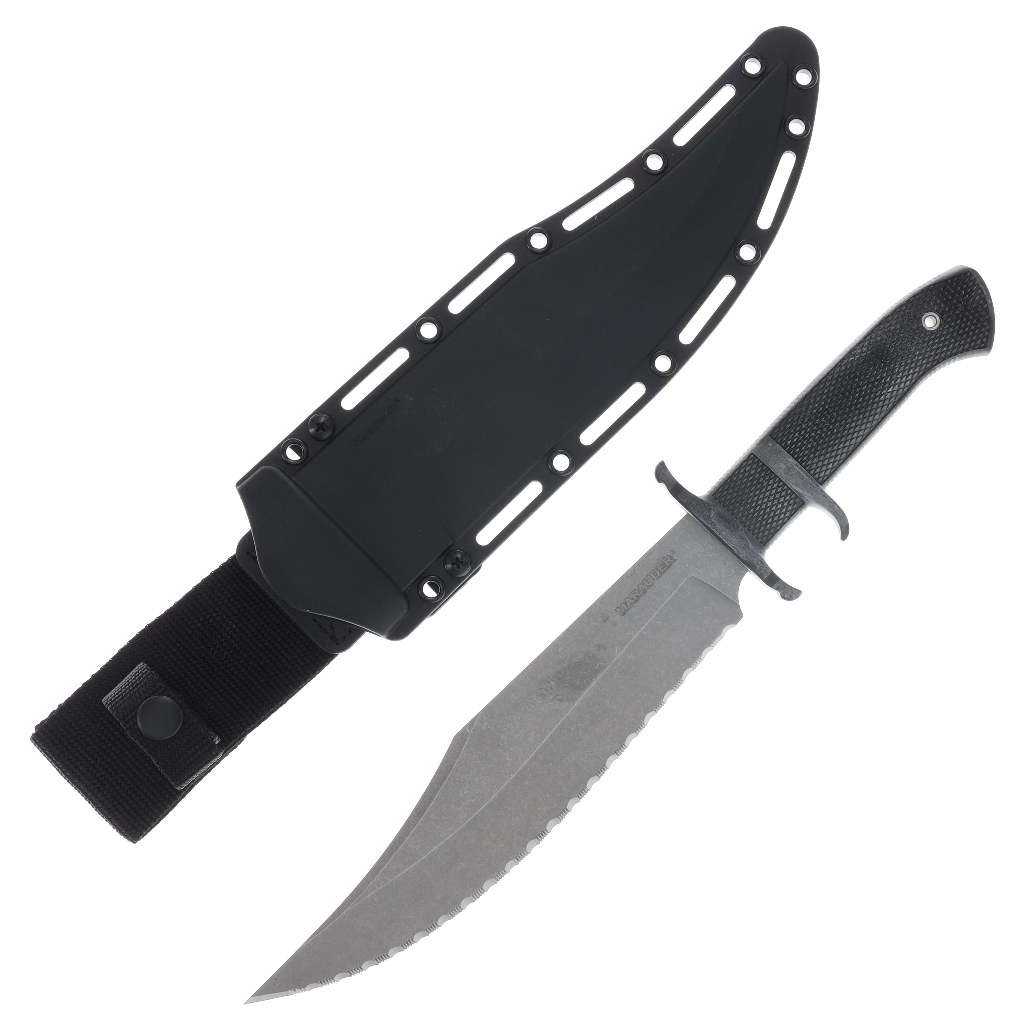 Cold Steel Marauder Serrated Fixed Blade Knife 9in Blade CS39LSWBS View 1