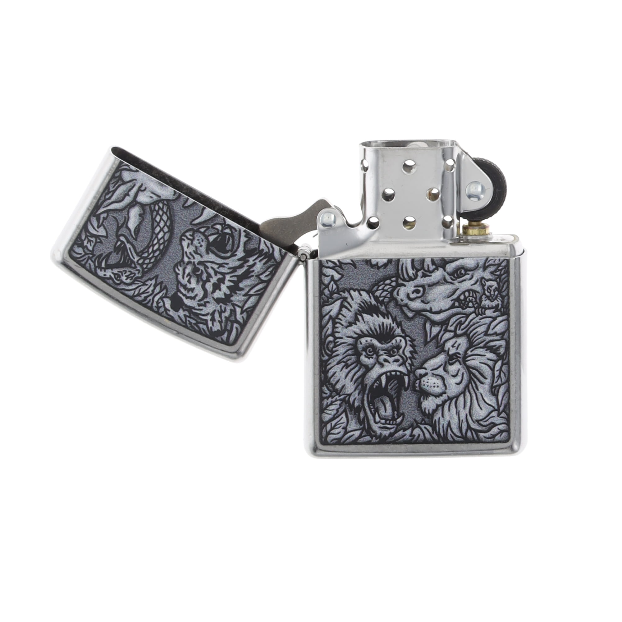 Zippo 207 Jungle Design Lighter ZP48567 View 3