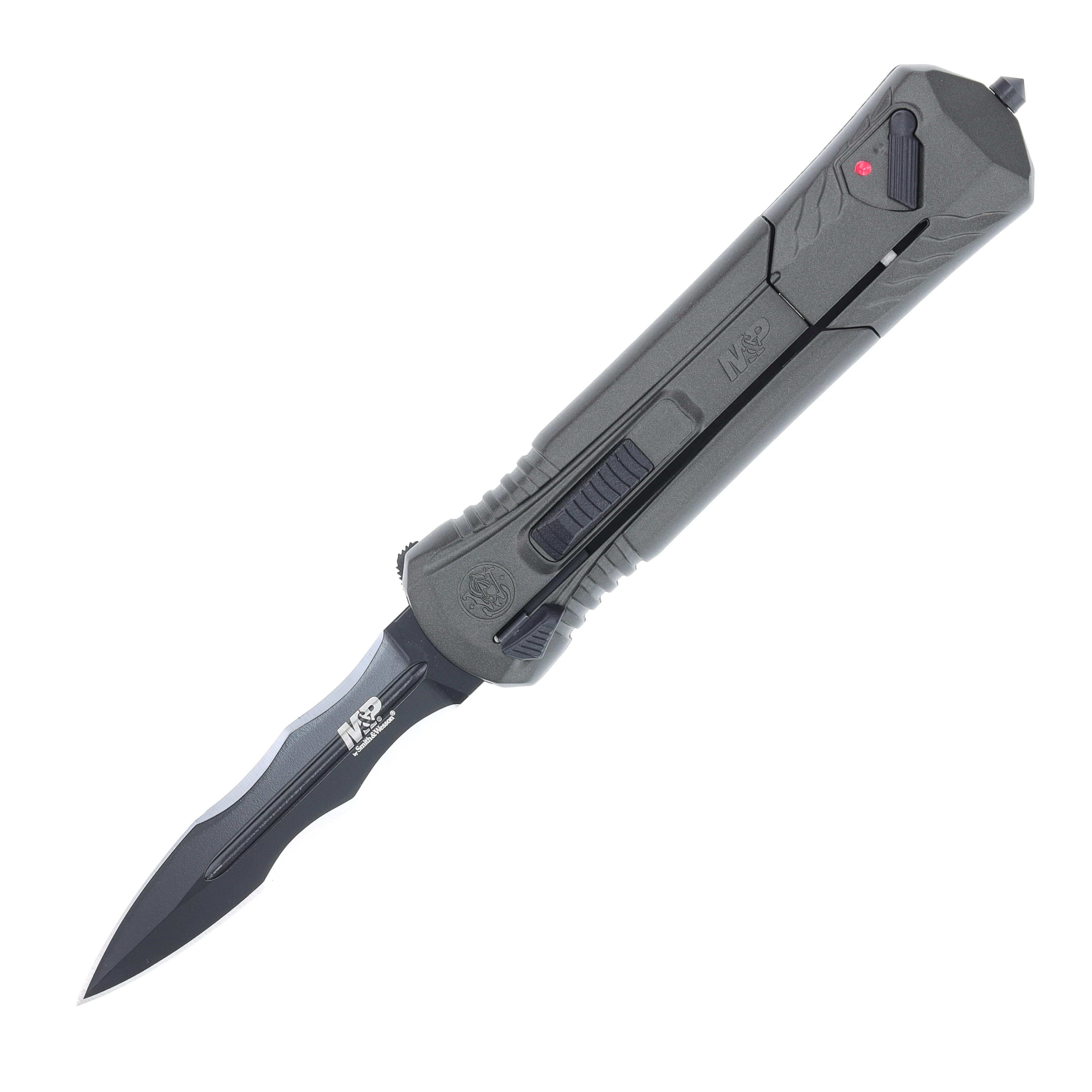 Smith & Wesson OTF Slider 3.5" Gray Serrated 1160824 View 1