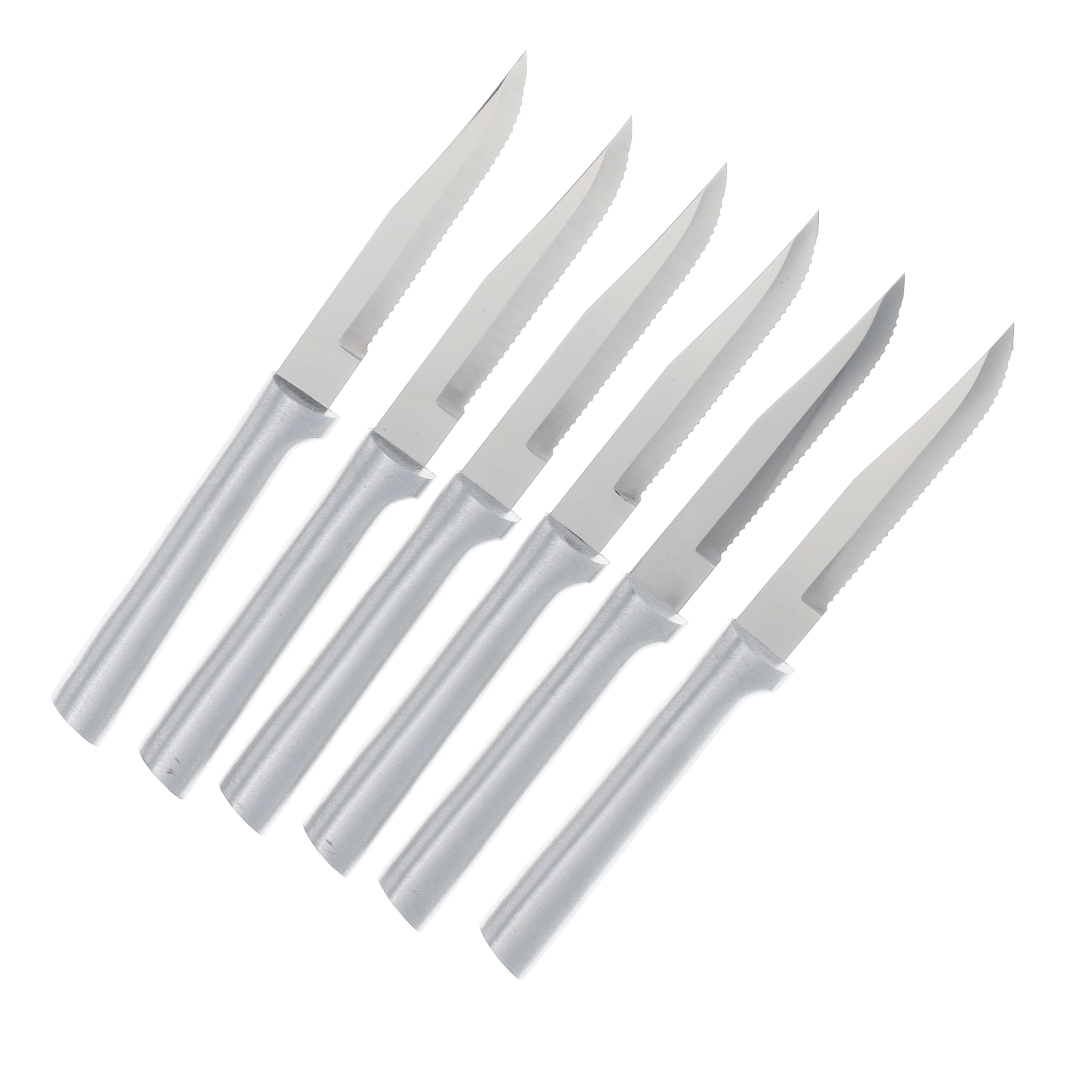 Rada Cutlery Kitchen Steak Knives Gift Set Serrated Aluminum S6S View 3