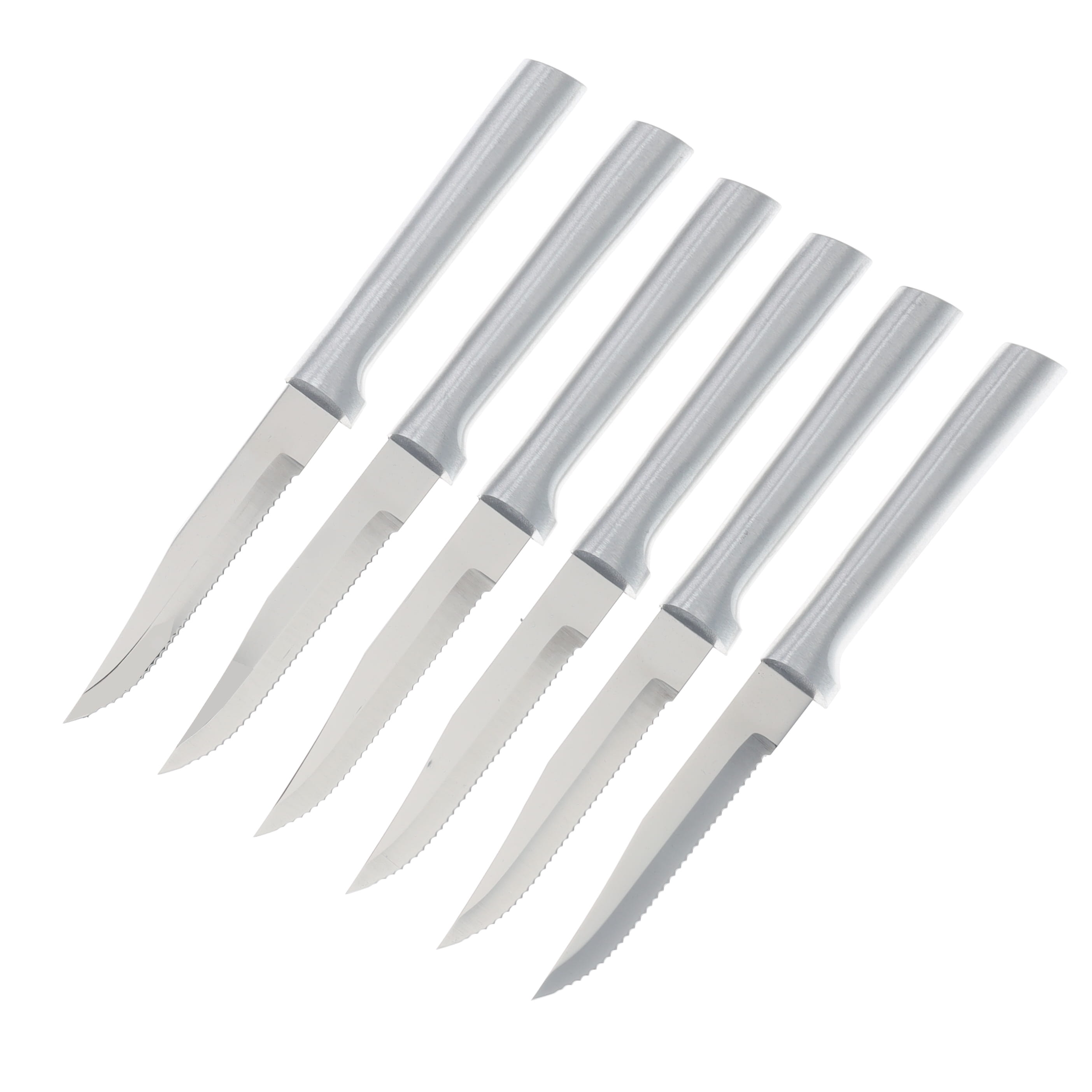 Rada Cutlery Kitchen Steak Knives Gift Set Serrated Aluminum S6S View 1