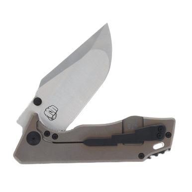 Something Obscene J Cape Bronze 3.5in Plain Satin Drop Point View 6