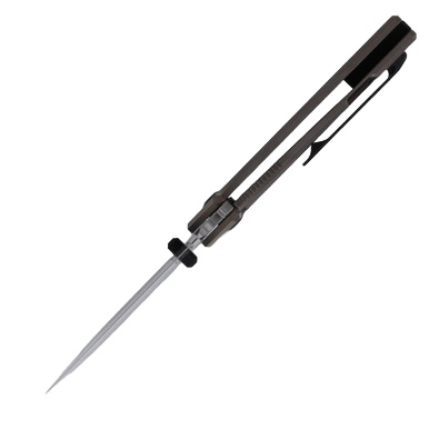 Something Obscene J Cape Bronze 3.5in Plain Satin Drop Point View 4
