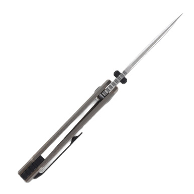Something Obscene J Cape Bronze 3.5in Plain Satin Drop Point View 3