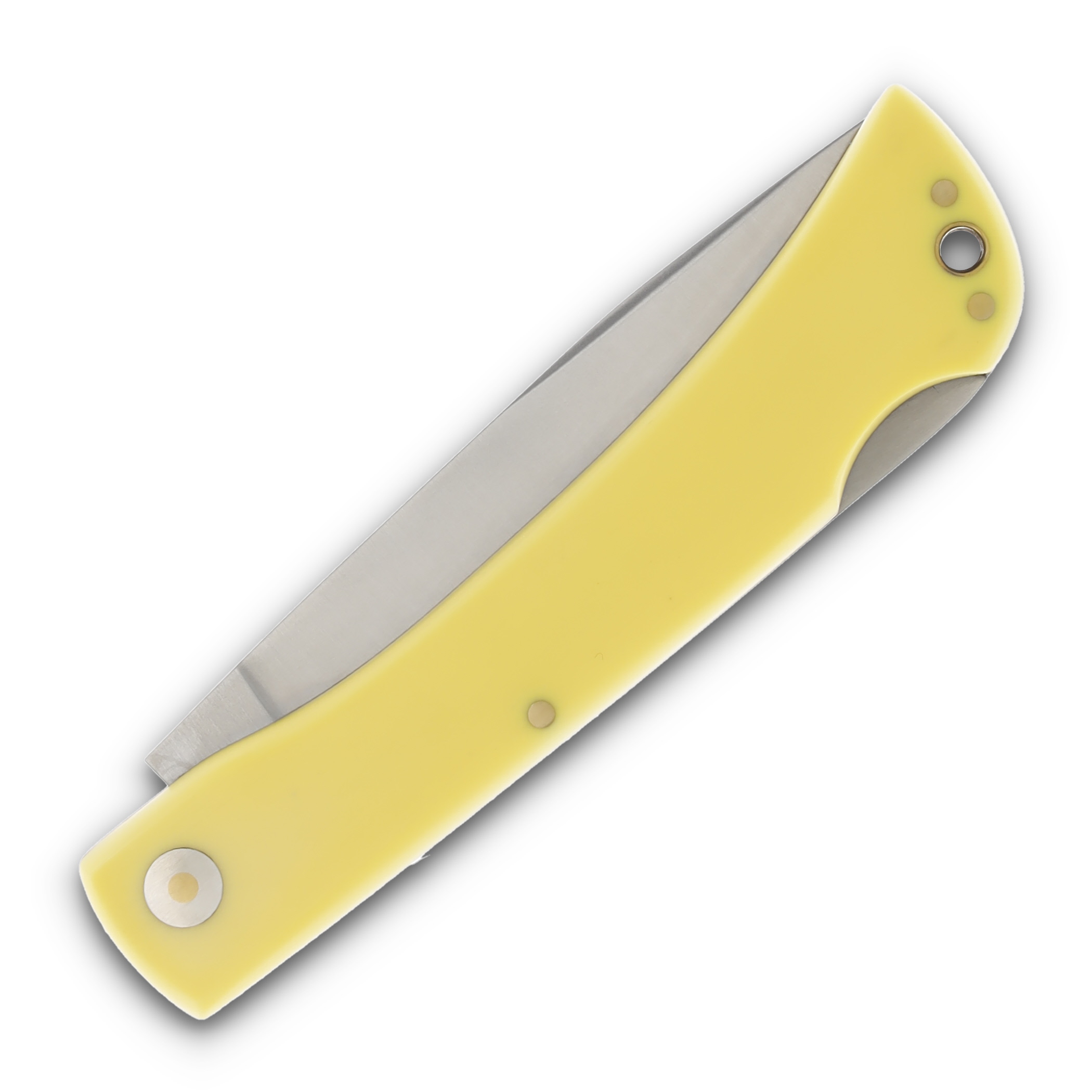 Boker Traditional Series 2.0  Yellow Delrin Range Buster Big Folding Knife BK110864 View 2