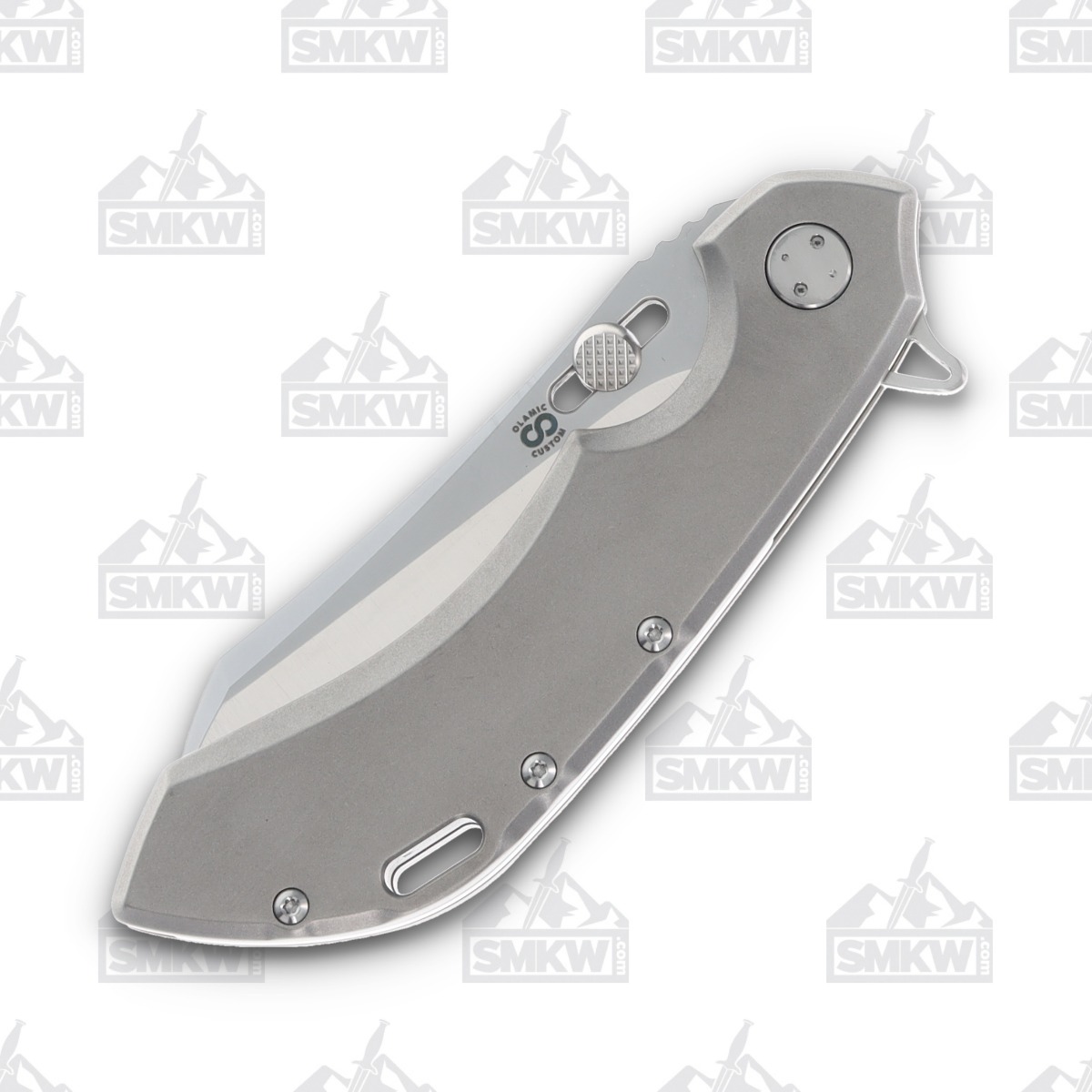 Olamic Wayfarer 247 Folding Knife T-095W Wharncliffe (Satin, Light Blast) T095W View 5