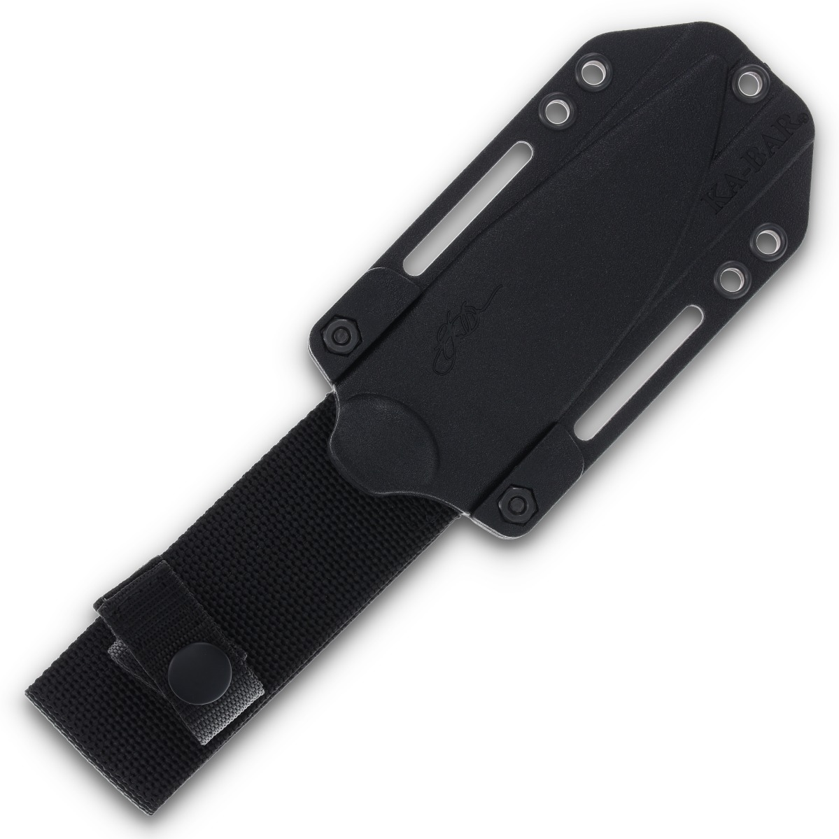 KA-BAR Becker Nessmuk Fixed Blade Knife (SMKW Exclusive Blackout) KABK19BK View 10