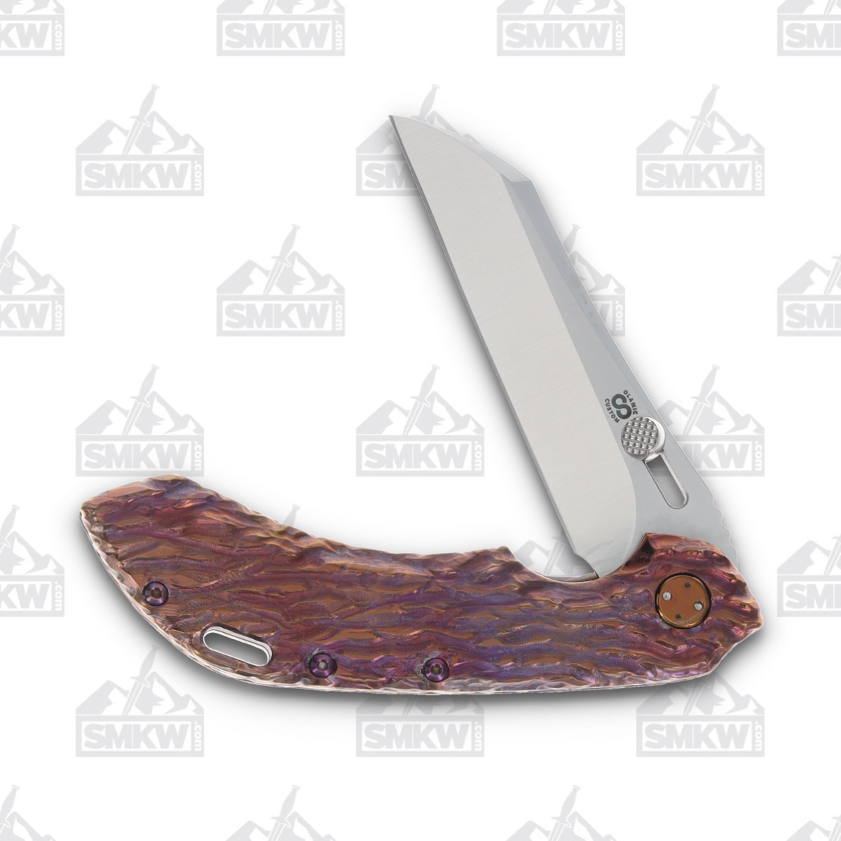 Olamic Wayfarer 247 Folding Knife T-093W Wharning (Molten Brurple) T093W View 3