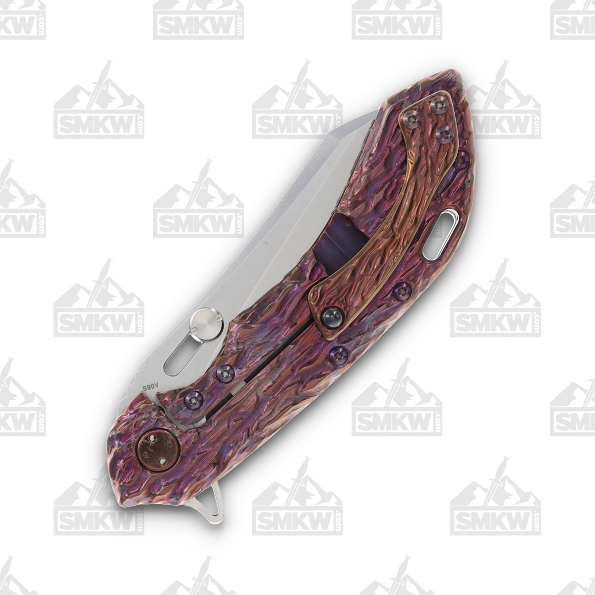 Olamic Wayfarer 247 Folding Knife T-093W Wharning (Molten Brurple) T093W View 6