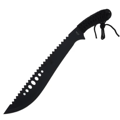 Rite Edge Curved Bushweed Machete Knife 21in Full Tang Black 926958 View 1