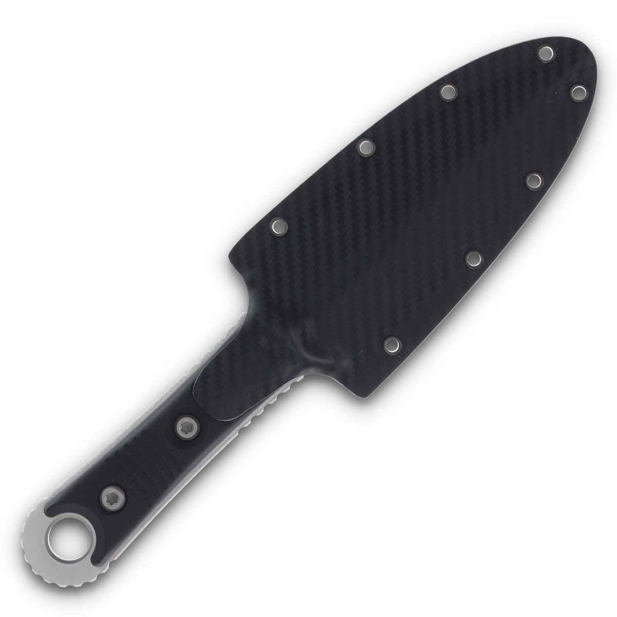 Microtech SBD Fixed Knife 4.45in Plain Apocalyptic Stonewash Dagger MT20110AP View 6