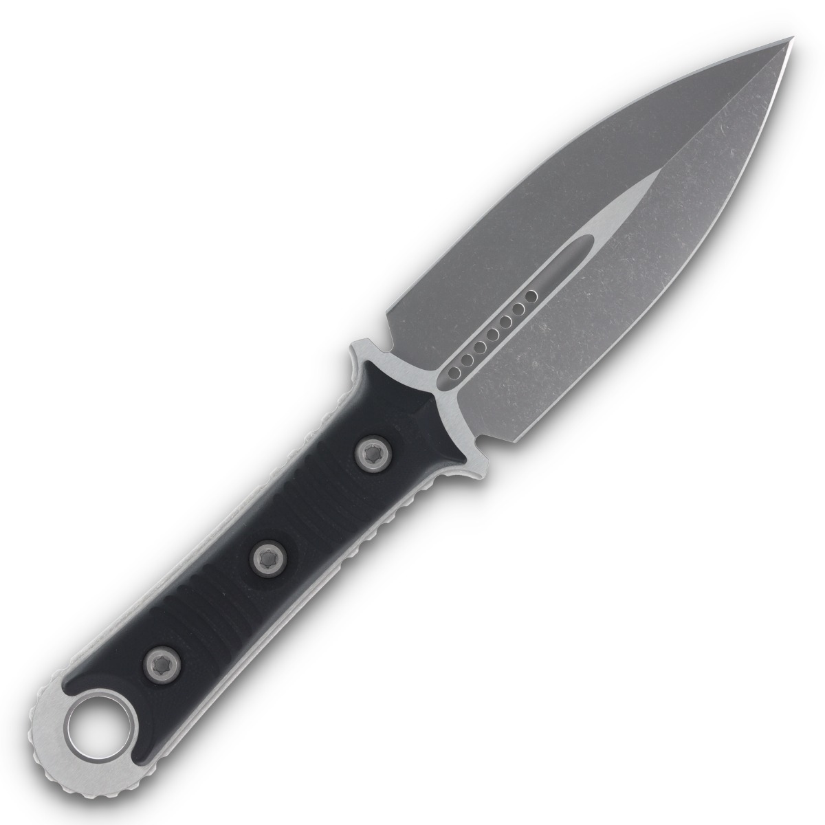 Microtech SBD Fixed Knife 4.45in Plain Apocalyptic Stonewash Dagger MT20110AP View 2