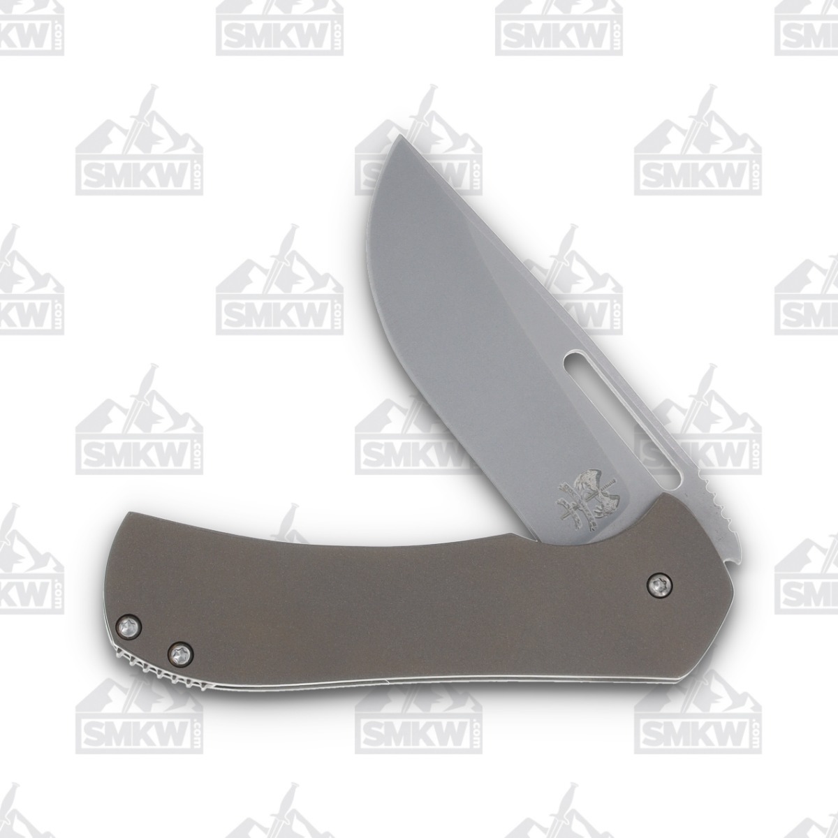 Doc Shiffer Field Grade Recon Framelock Folding Knife (Magnacut, Bronze Titanium) DSFGRBZ View 3