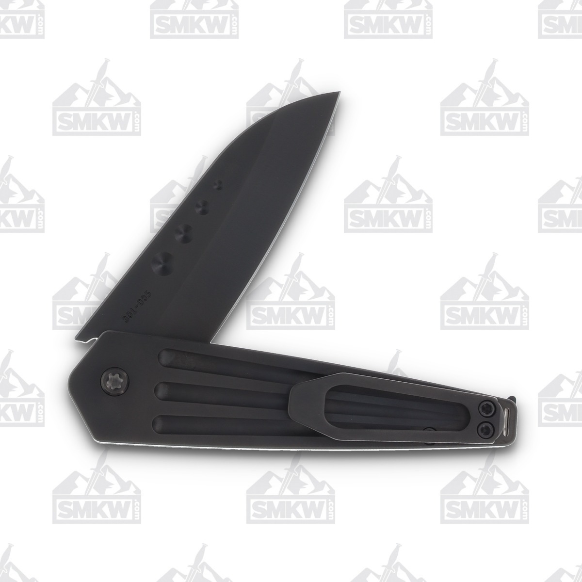 Medford Nosferatu Folding Knife 3.5in PVD Spear Point Blade Black MK2104PQ-30PV-TPCP-BP View 4