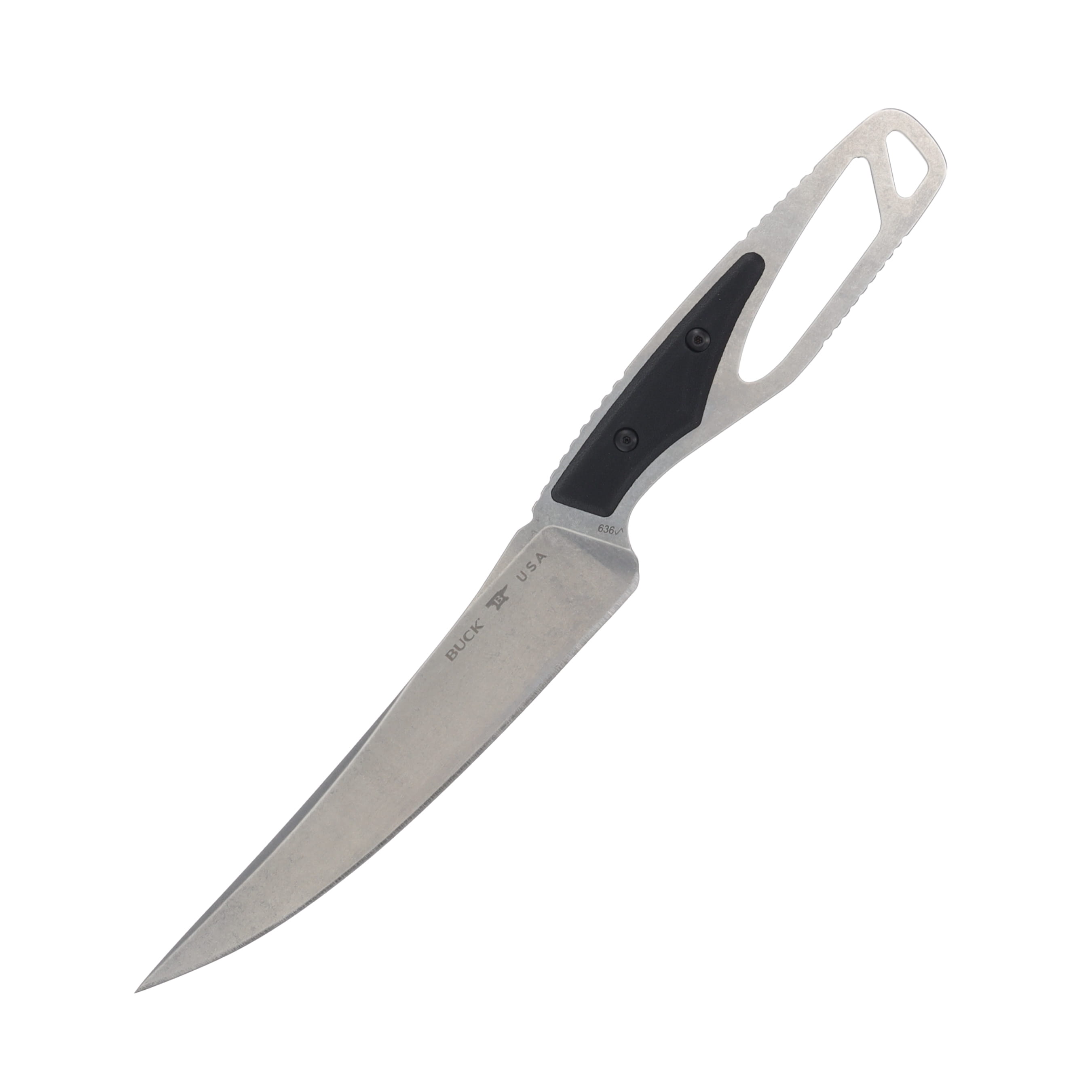 Buck PakLite 2.0 Processor Select Fixed Knife GFN 5.75in Plain Stonewash BU13511 View 1