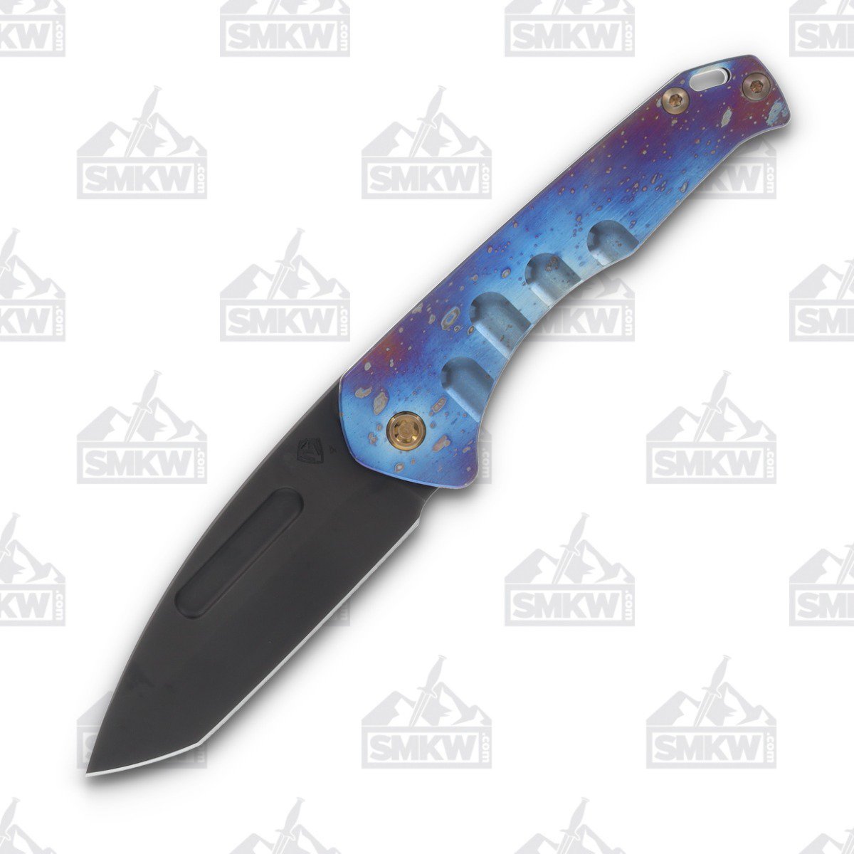 Medford Slim Midi Folding Knife 3.25in PVD Tanto Flamed Solar Flare MK2084PT-03PV-T1CP-Q4 View 1