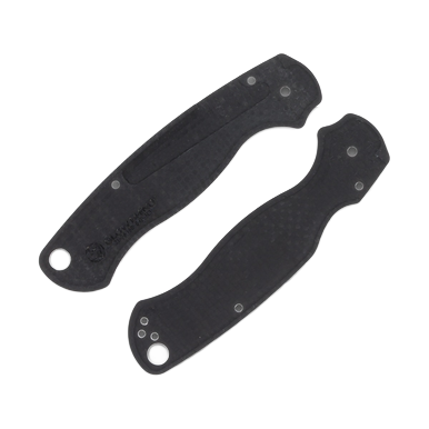Glow Rhino Spyderco Paramilitary 2 Knife Handle Scales Carbon Fiber GRC-SCALES-PARA2-000-CFGCFG View 2