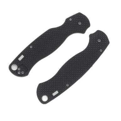 Glow Rhino Spyderco Paramilitary 2 Knife Handle Scales Carbon Fiber GRC-SCALES-PARA2-000-CFGCFG View 1