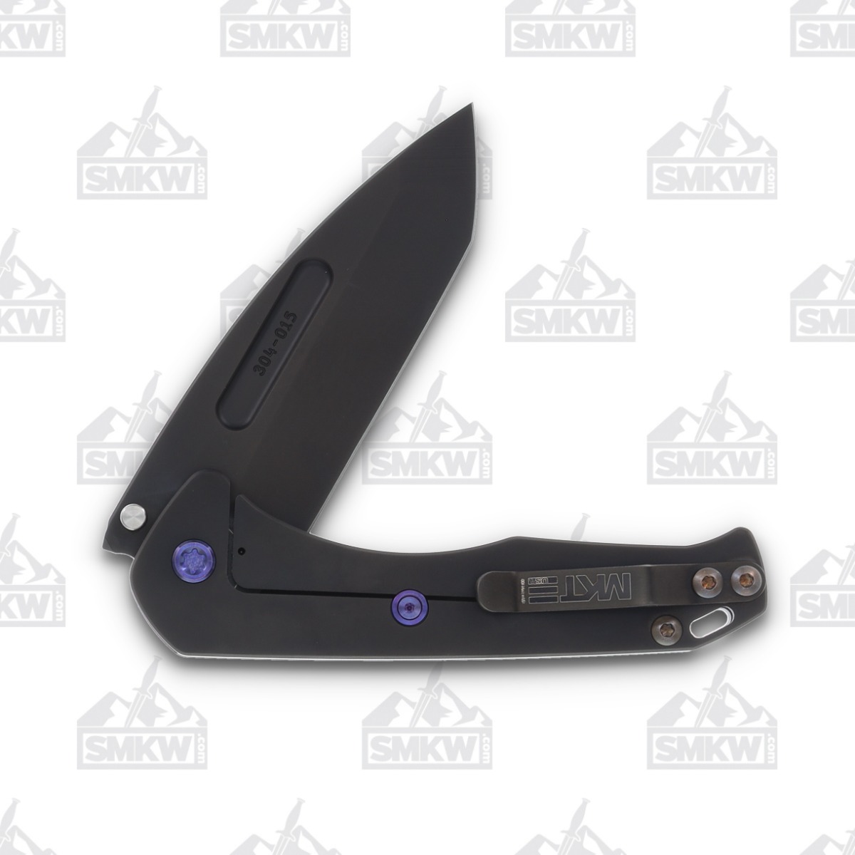 Medford Slim Midi Folding Knife 3.25in PVD Tanto Blade Violet Hardware MK2084PT-30PV-T3CP-Q4 View 4