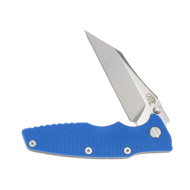 Hinderer Eklipse 3.5 Folding Knife Stonewash Wharncliffe Blue G-10/Bronze Titanium KEK35WCBRBL View 5