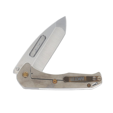 Medford Praetorian Swift FL Folding Knife 3.37in Tumbled Tanto Blue MKFF2064TT-44TM-T1C1-Q4 View 6