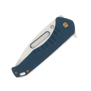 Medford Praetorian Swift FL Folding Knife 3.37in Tumbled Tanto Blue MKFF2064TT-44TM-T1C1-Q4 View 7