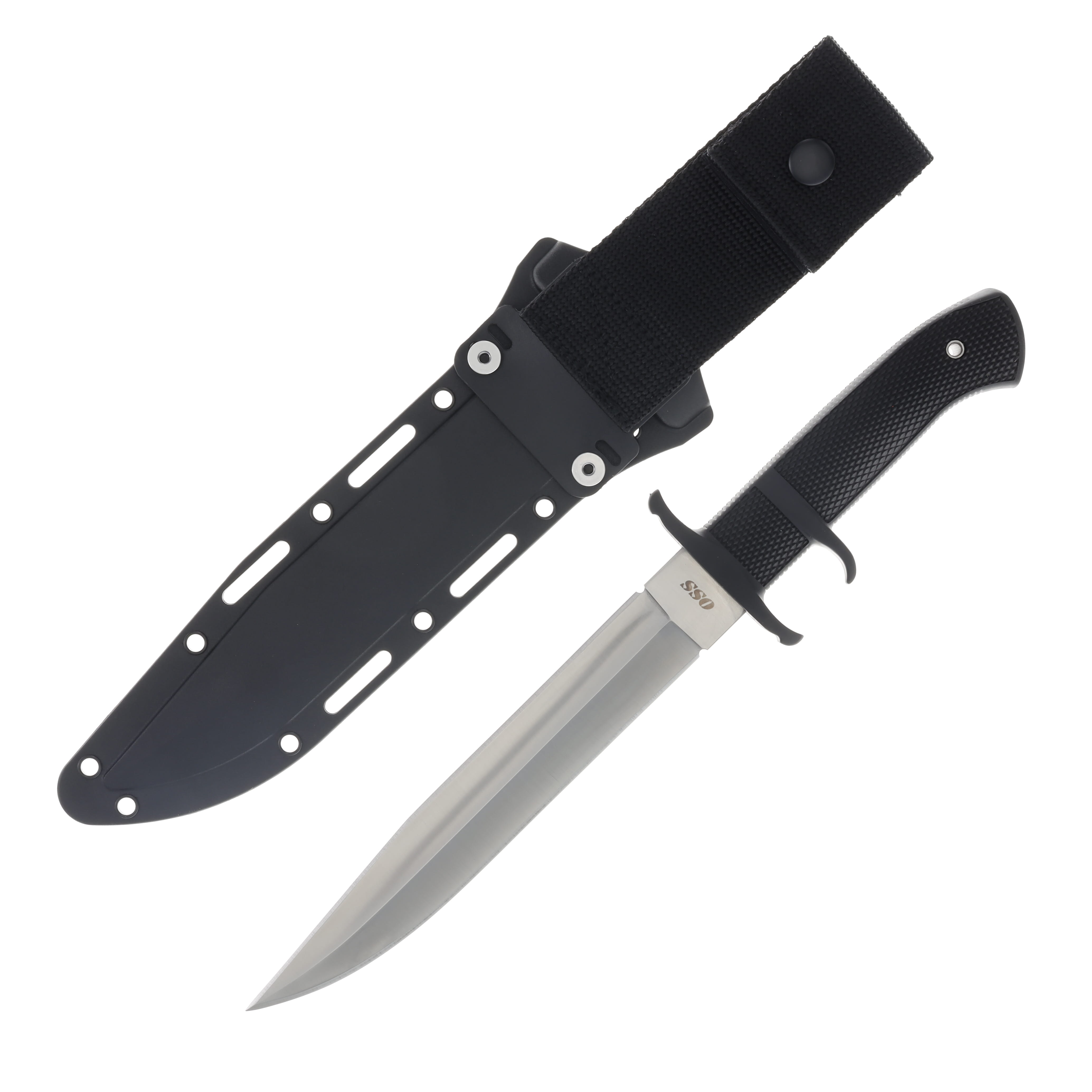 Cold Steel OSS Fighter Fixed Blade Knife 8.25in DE Satin Dagger CS39LSSC View 1