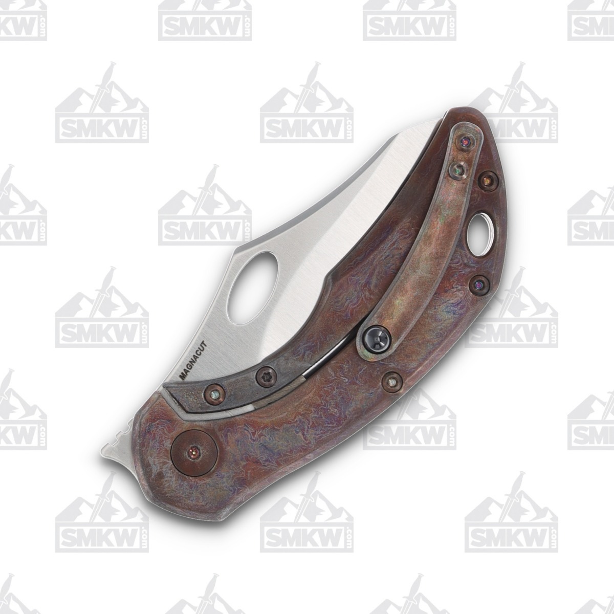 Olamic Busker Semper Folding Knife 006-S Copper CamoCarbon/Entropic BCF006S View 6