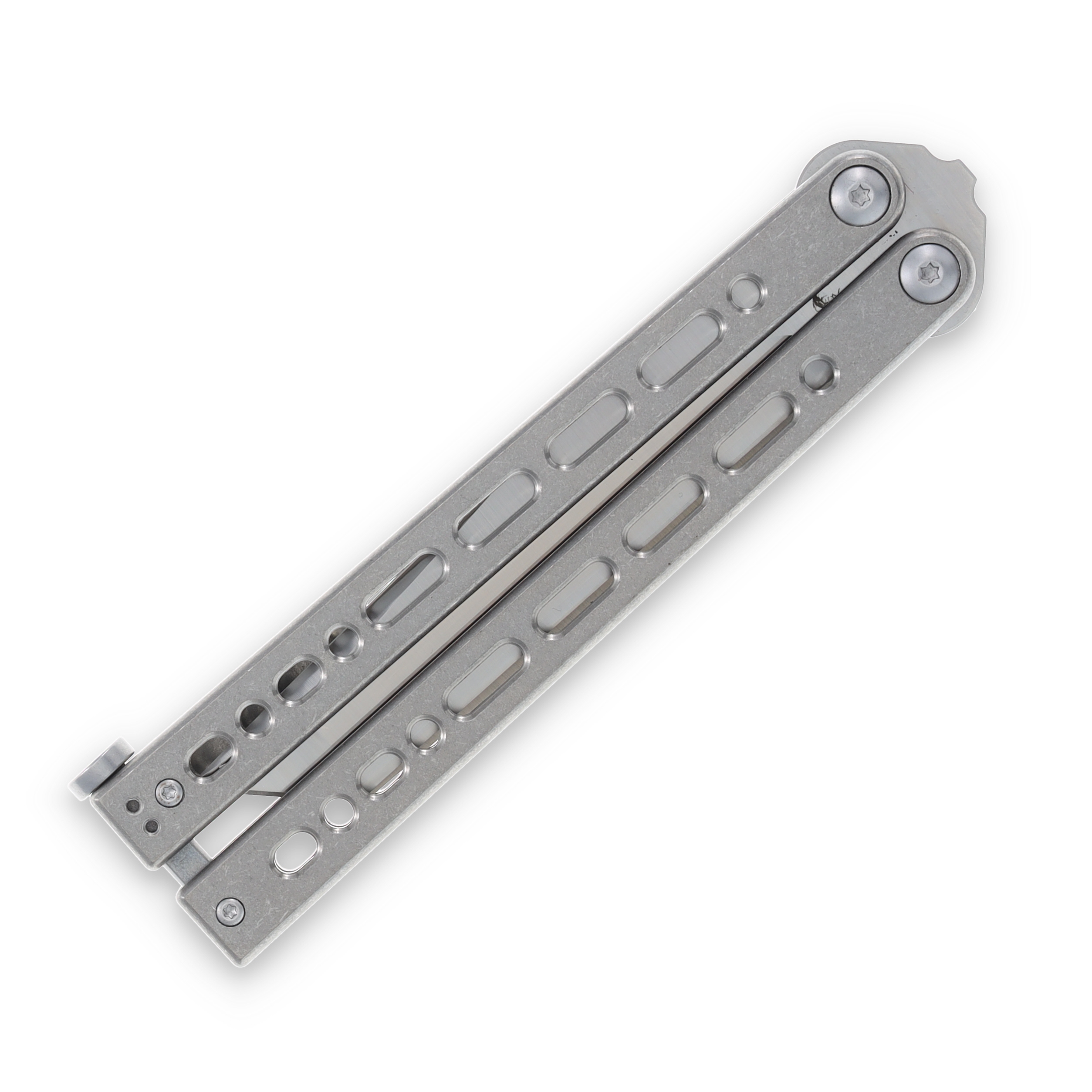 Bear Ops SMKW Exclusive Bear Song VII Balisong Titanium Tanto BRB810TIS35 View 5