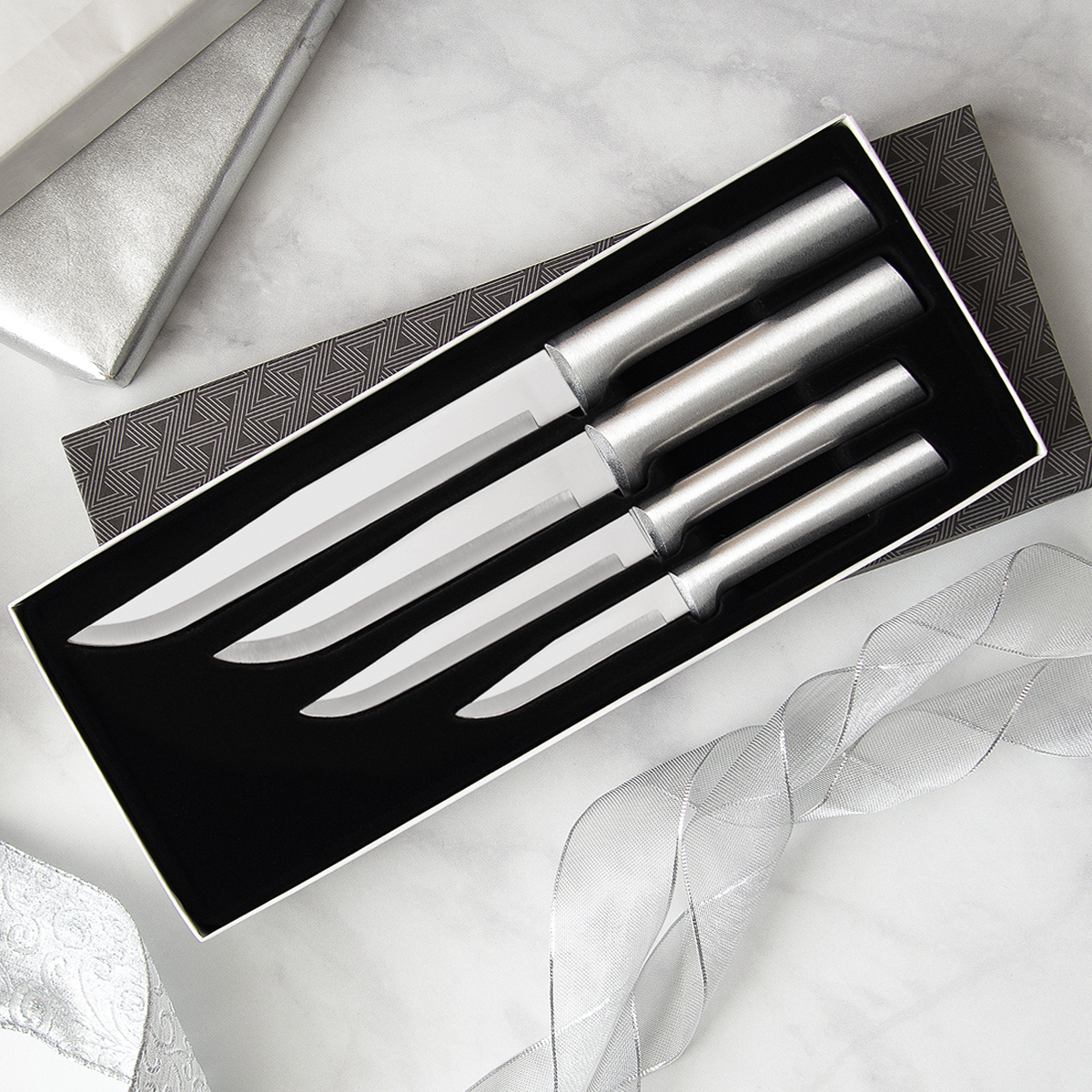 Rada Wedding Registry Kitchen Knife Gift Set Aluminum RS04 View 4