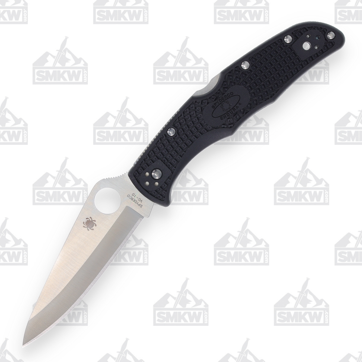 Spyderco Endura 4 Folding Knife Black FRN SP10PB View 2
