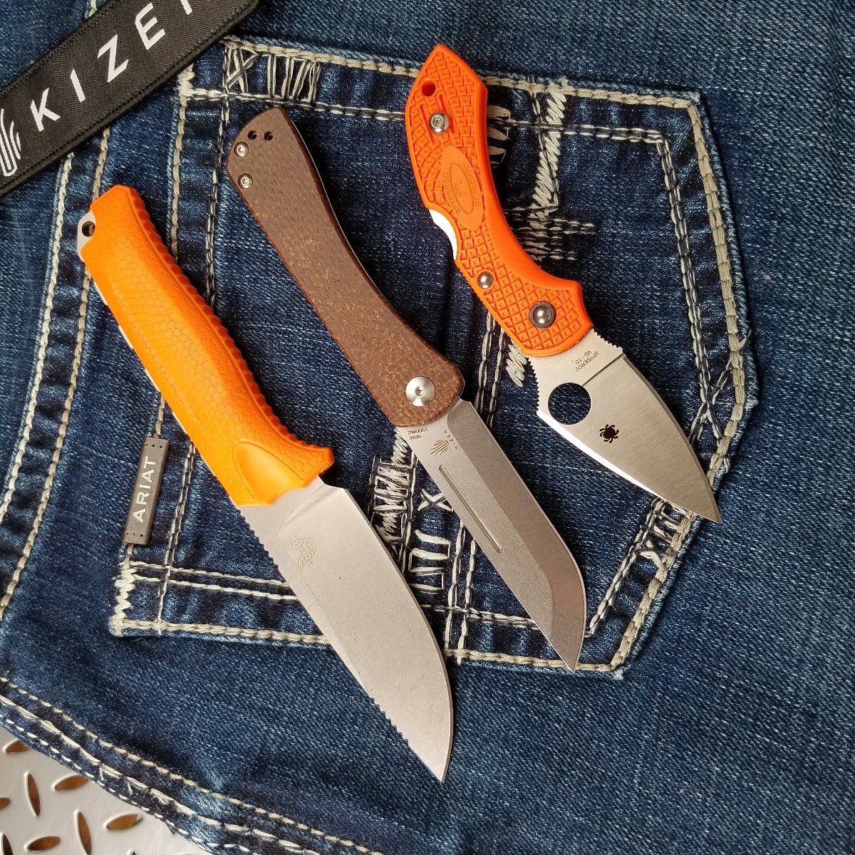 Spyderco Dragonfly 2 Folding Knife Orange FRN SPC28POR2 View 4