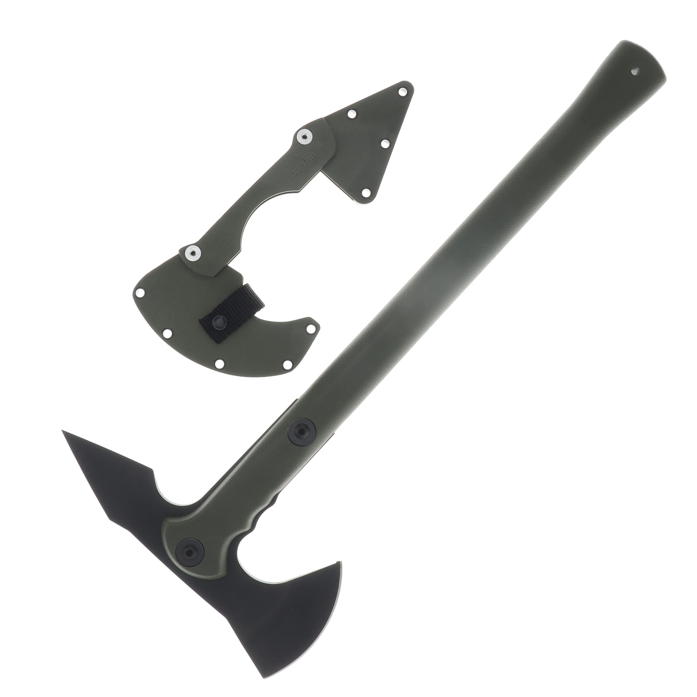 Cold Steel Trench Hawk Axe OD Green Handle CS90PTHG View 1