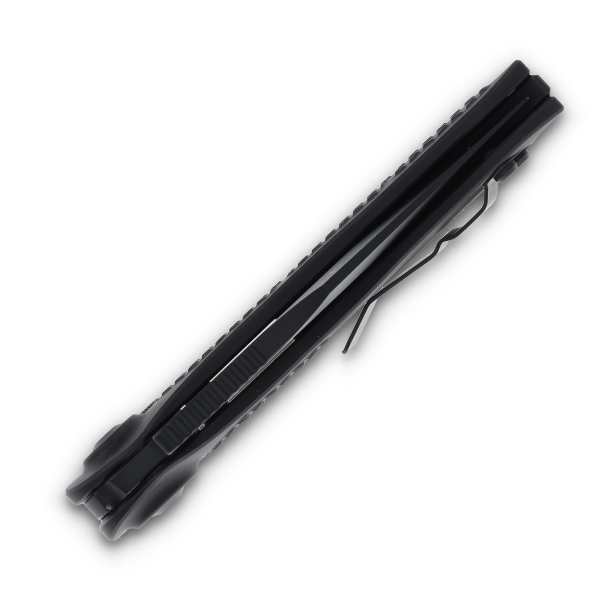 Microtech Stitch Automatic Knife Full Serrated Tactical Black AUMT1693T View 5