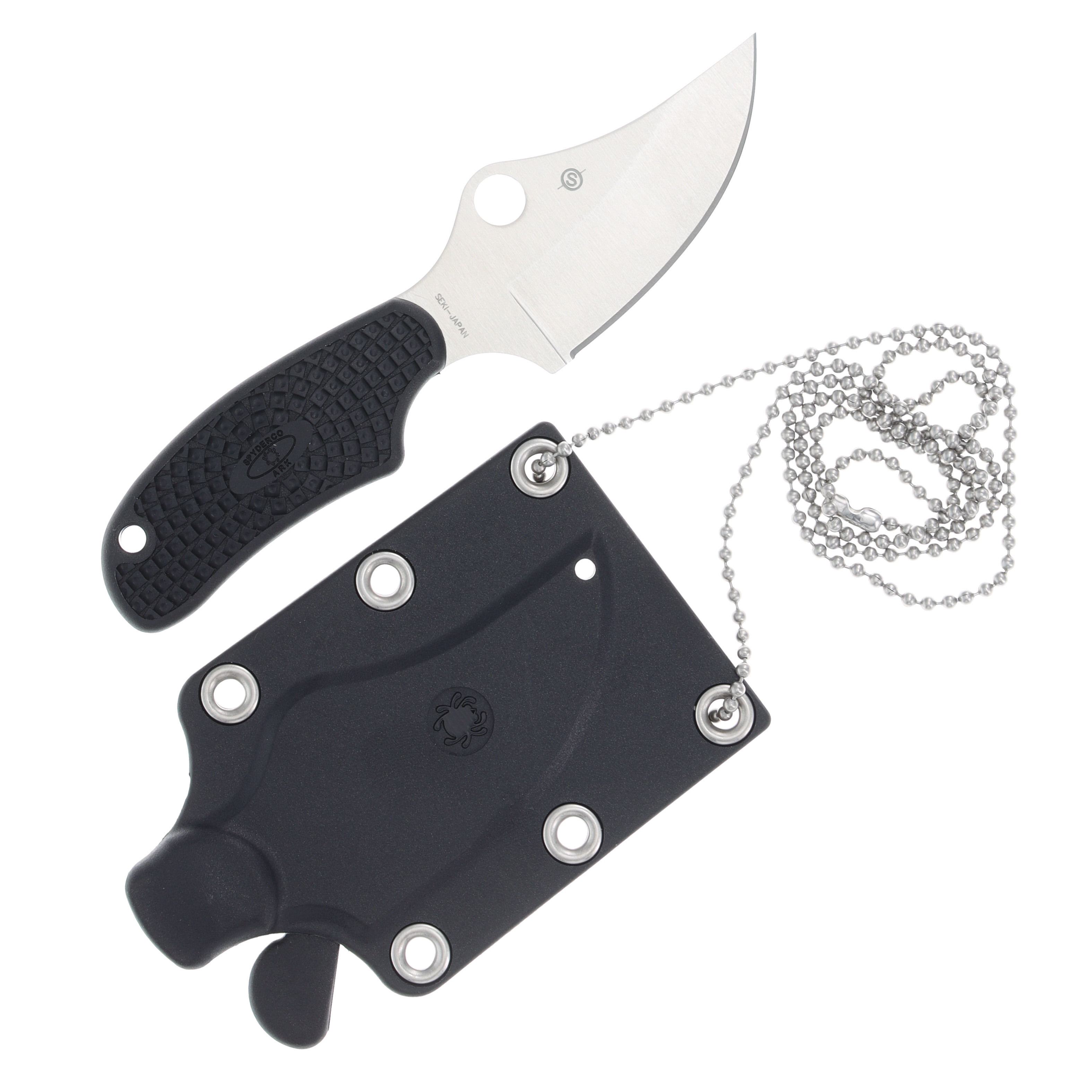 Spyderco ARK Fixed Blade Knife Black FRN SPFB35PBK View 2