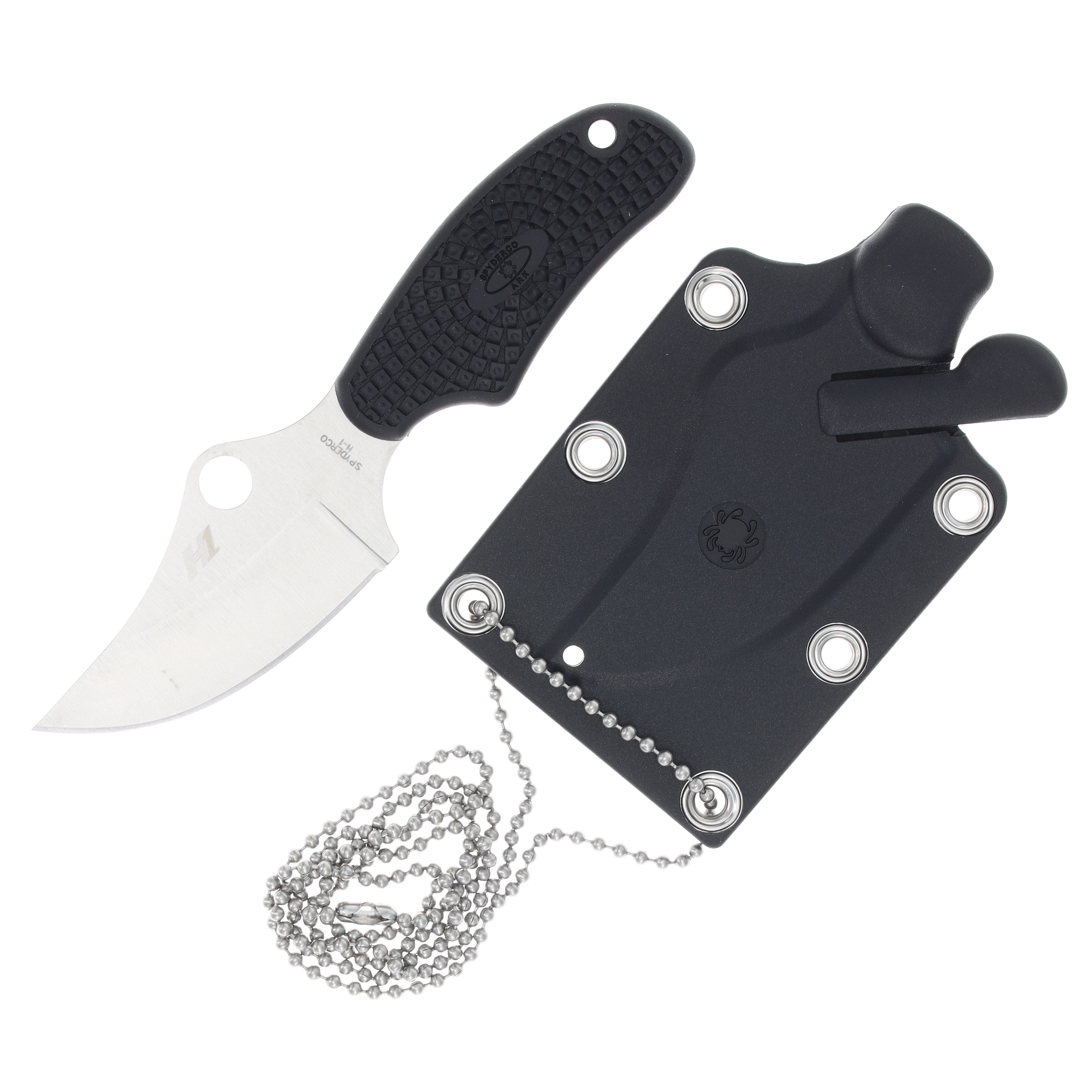 Spyderco ARK Fixed Blade Knife Black FRN SPFB35PBK View 1
