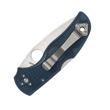 Spyderco Native 5 Folding Knife Cobalt Blue 2.95 Inch Plain Leaf SPC41PCBL5 View 3