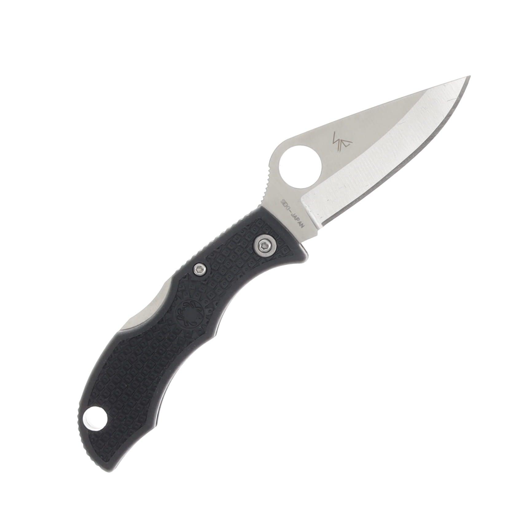 Spyderco Ladybug 3 Folding Knife Black FRN 1.9in Satin Plain Blade SPLBKP3 View 2