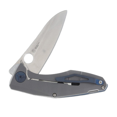 Spyderco Drunken Folding Knife Carbon Fiber/TI 3.45in Sheepsfoot Blade SPC235CFTIP View 7