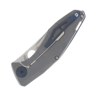 Spyderco Drunken Folding Knife Carbon Fiber/TI 3.45in Sheepsfoot Blade SPC235CFTIP View 9