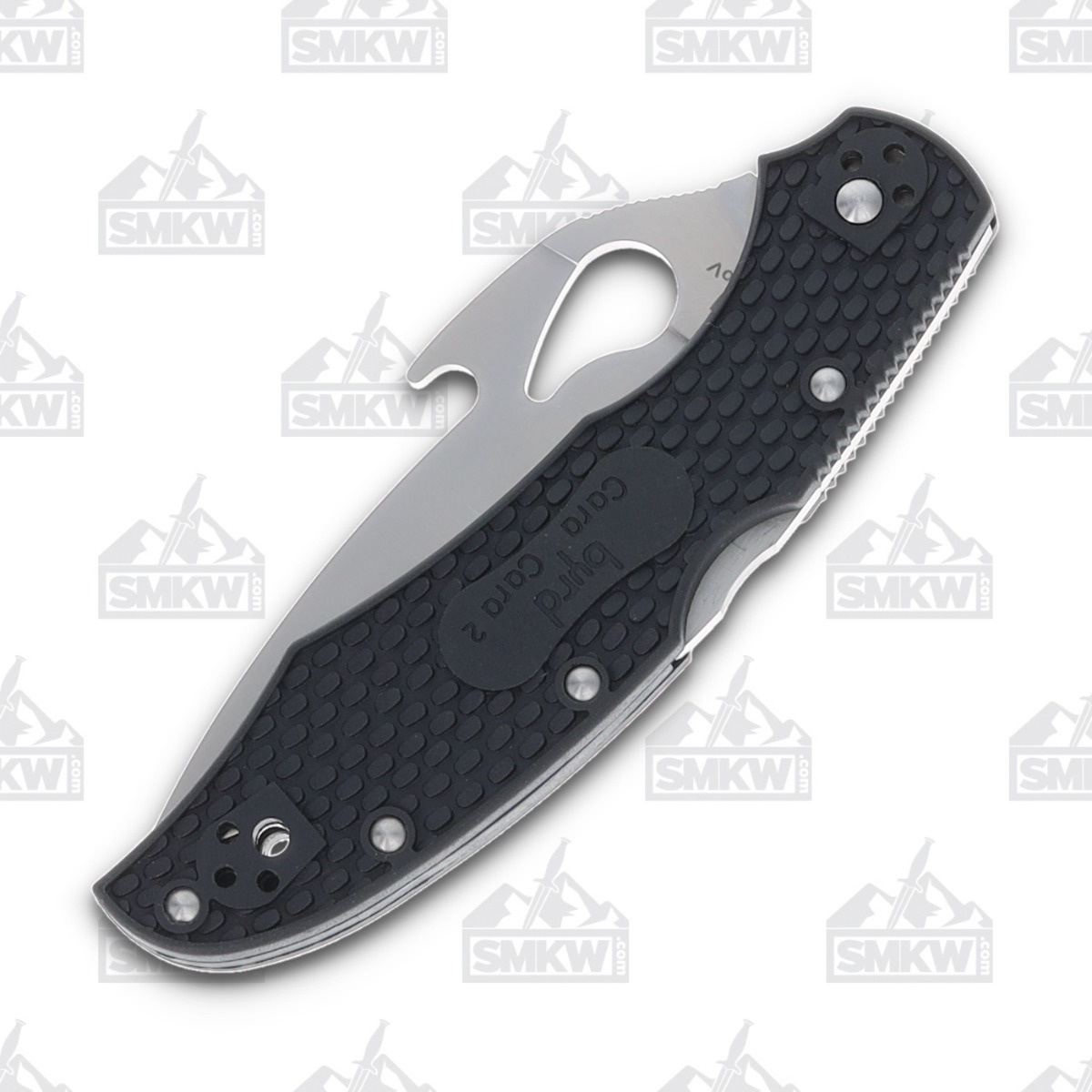 Spyderco Byrd Cara Cara 2 Emerson Folding Knife 3.75in Partially Serrated FRN SPBY03PSBK2W View 8