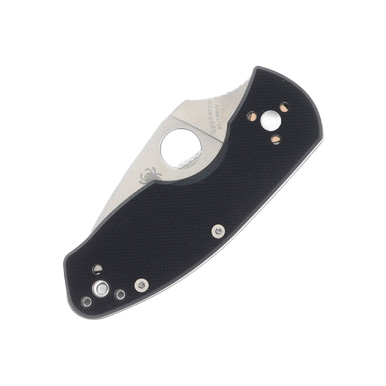 Spyderco Ambitious Folding Knife G10 Black 2.31in Satin Plain Blade SPC148GP View 7
