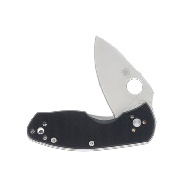 Spyderco Ambitious Folding Knife G10 Black 2.31in Satin Plain Blade SPC148GP View 5