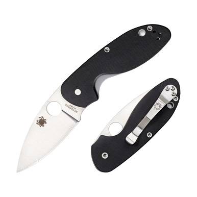 Spyderco Efficient Folding Knife Black G-10 SPC216GP View 1