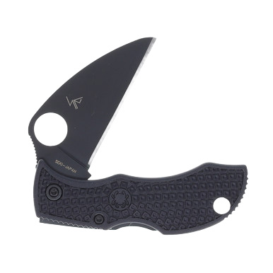 Spyderco Manbug Folding Knife Black Wharncliffe SPMBKWPBK View 7