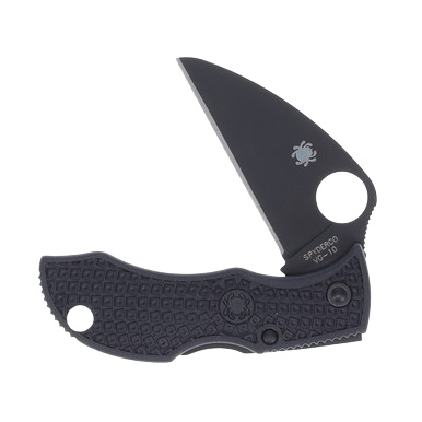 Spyderco Manbug Folding Knife Black Wharncliffe SPMBKWPBK View 6