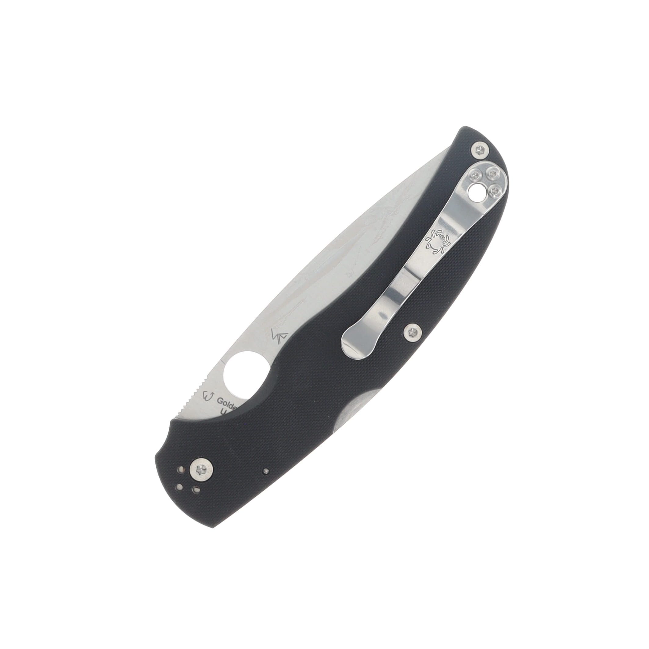 Spyderco Native Chief Folding Knife 4.08 Inch Plain Satin Leaf SPC244GP View 4